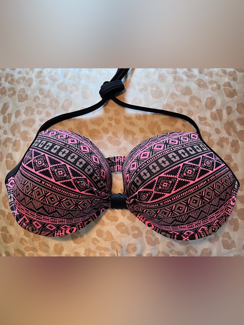 VENUS Bikini Set with Underwire Top Size 38C/40B and High-waist Bottoms Size 10 - Picture 6 of 10